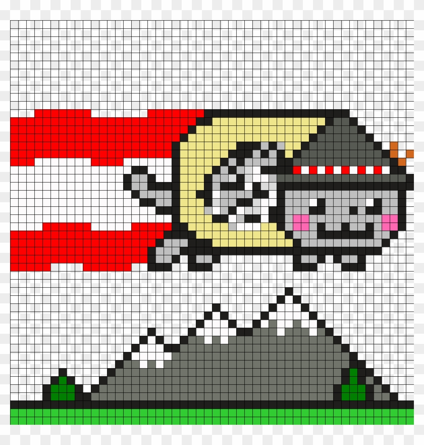 Austrian Nyan Cat Perler Bead Pattern- Why Am I Saving - Nyan Cat #742402