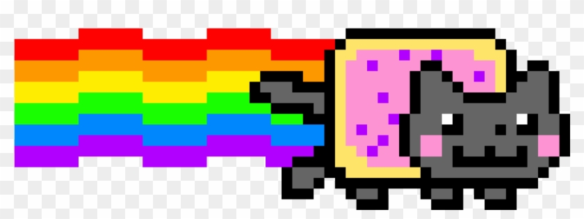 The Nyan Cat Pixel Art Maker - Minecraft Pixel Art Easy #742405