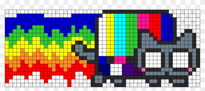 View User - Nyan Cat Pixel Art #742428