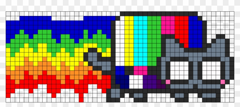 Featured image of post Easy Nyan Cat Pixel Art Grid / Here is a nice easy to use nylon cat pixel art template.