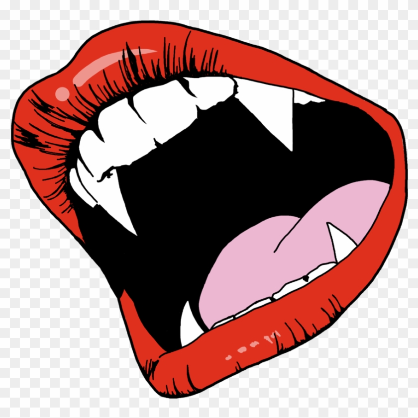 Vampire Fangs By Foxyblues - Vampire Pop Art #742449