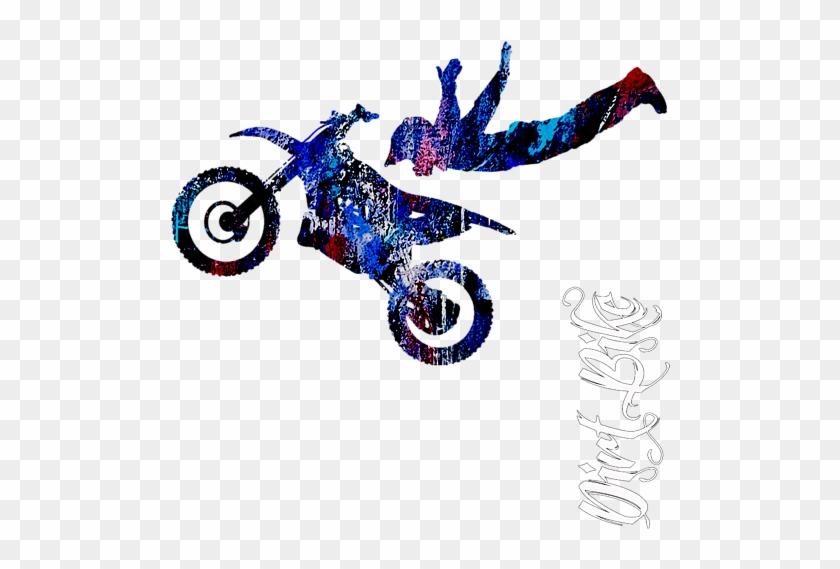Click And Drag To Re-position The Image, If Desired - Dirt Bike Silhouette #742537