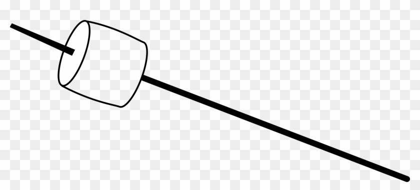 Big Image - Marshmallow On A Stick Clipart #742605