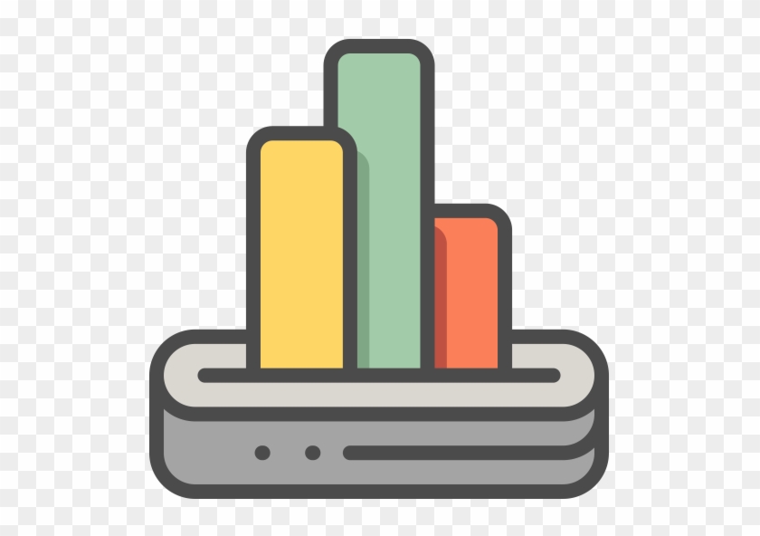 Bar Chart, Bar Chart, Business Graph Icon - Histogram Cartoon #742668