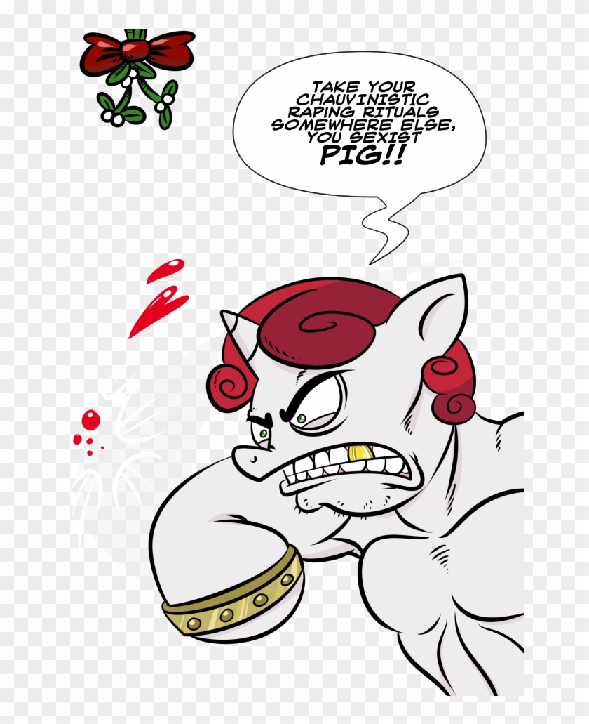 Catfood-mcfly, Ask Fury Belle, Fury Belle, Mistletoe, - Cartoon #742870