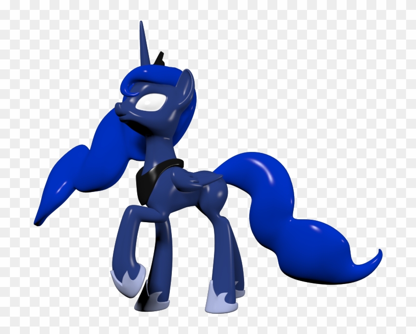 Princess Luna In 3d By Clawed-nyasu - Three-dimensional Space #742970