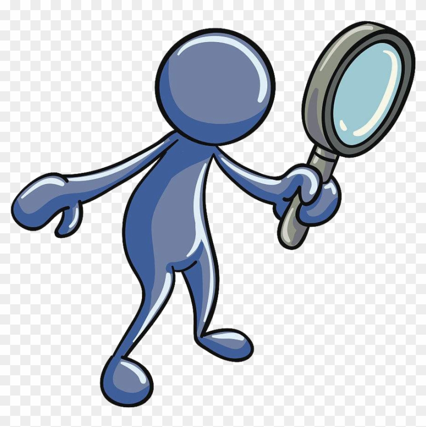 Magnifying Glass Euclidean Vector - Man With Magnifying Glass Vector #742986