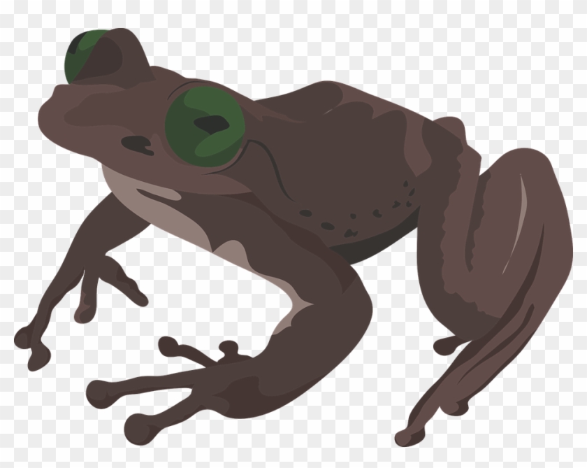 Frog Silhouette 25, Buy Clip Art - Amphibians #743091