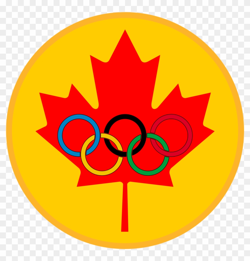 Maple Leaf Olympic Gold Medal - Canada Flag #743189