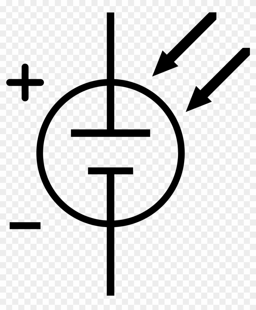 File - Photovoltaic Cell - Svg - Wikimedia Commons - Solar Cell Circuit Symbol #743240