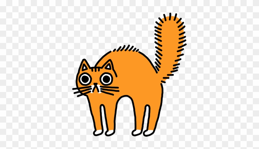 Orange Cat Stickers Messages Sticker-2 - Orange Cat Cartoon Transparent #743265