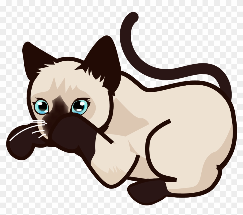 Siamese Cat Clipart - Siamese Cat Clipart #743320