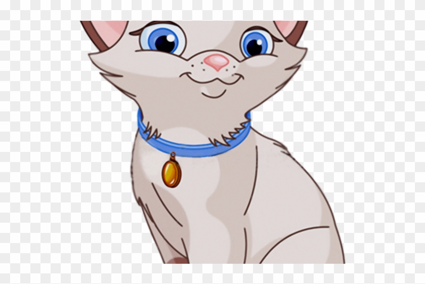 Siamese Cat Clipart - Cute Cat Vector Free #743370.