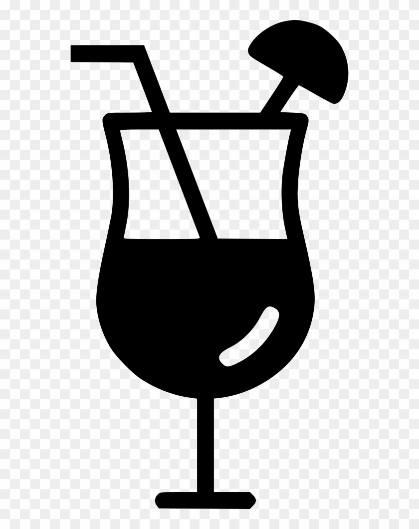 Cocktail Mocktail Lounge Beverage Juice Comments - Cocktail Drink Png Silhouette #743378