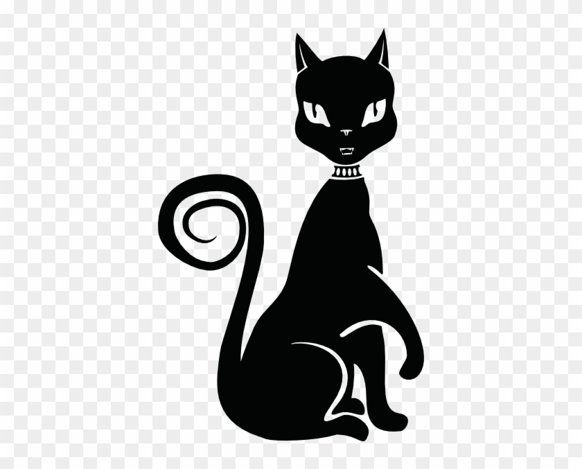 Black Cat Clipart Pet Cat - Black Cat Clipart Png #743414