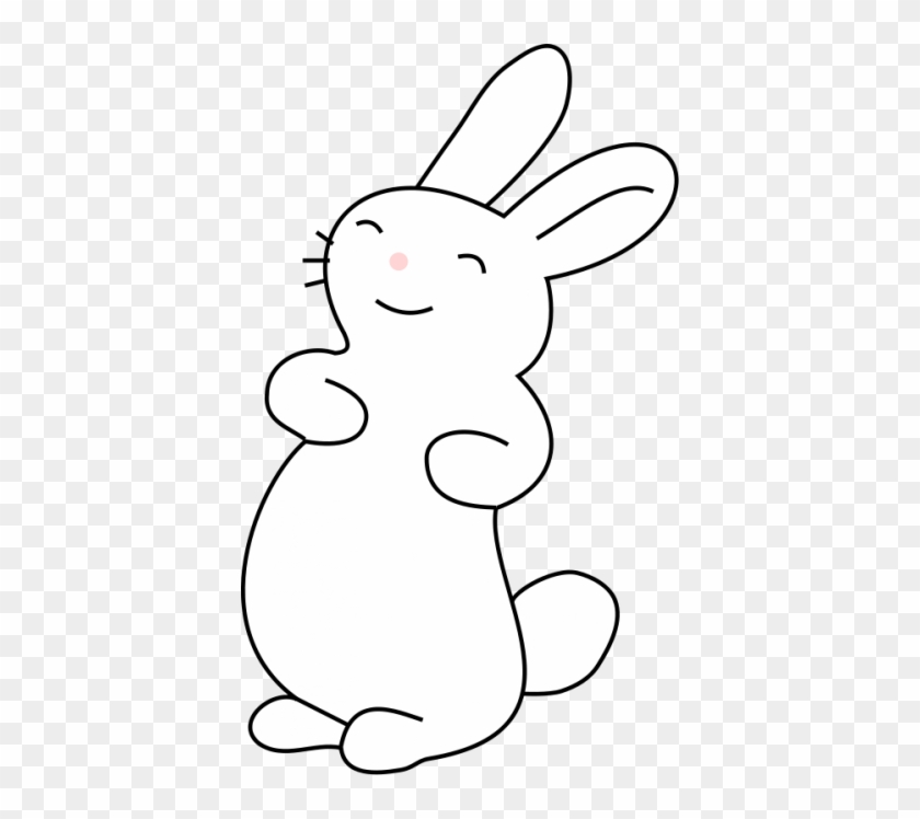 Bunny Easter Clip Art Image 9 - White Bunny Clip Art #743466
