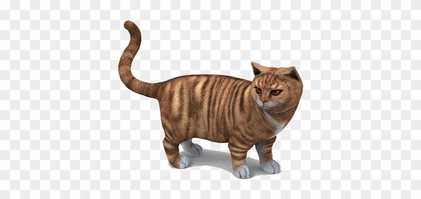 Cat 3d Figurine Made Of Sandstone - Cat 3d Png #743533