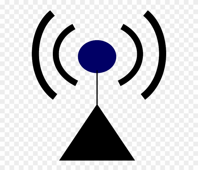 Wlan, Computer, Wireless Lan, Wireless, Mobile - Wireless Access Point Symbol #743622