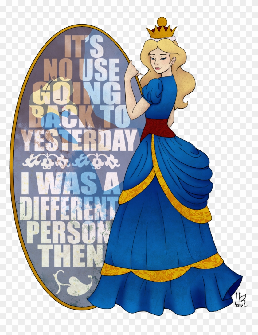 Alice In Wonderland Queen Alice Through The Looking - Cartoon #743644