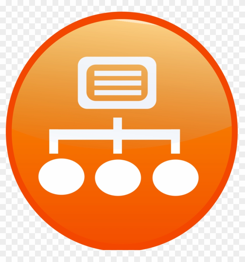 Network Icon Clip Art - Network Icon Orange - Free Transparent PNG Clipart  Images Download