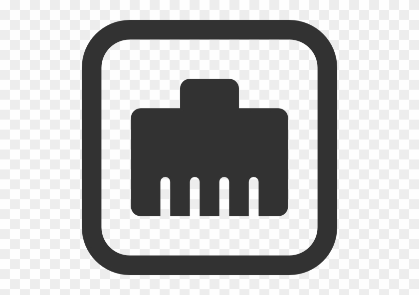 Wired Network Icon - Ethernet Icon #743658