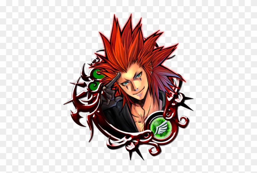Kingdom Hearts Ii The 8th Member Of Organization Xiii - Khux Stained Glass Medals #743665