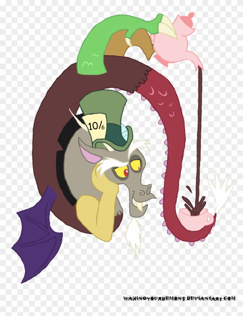Discord The Mad Hatter By Wakingyourdemons Discord - Mlp Discord Mad Hatter #743670