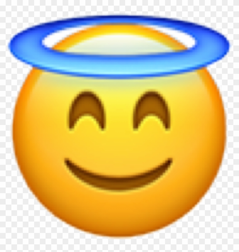 Emoji Angle Halo Smilefreetoedit - Blessed Emoji #743773