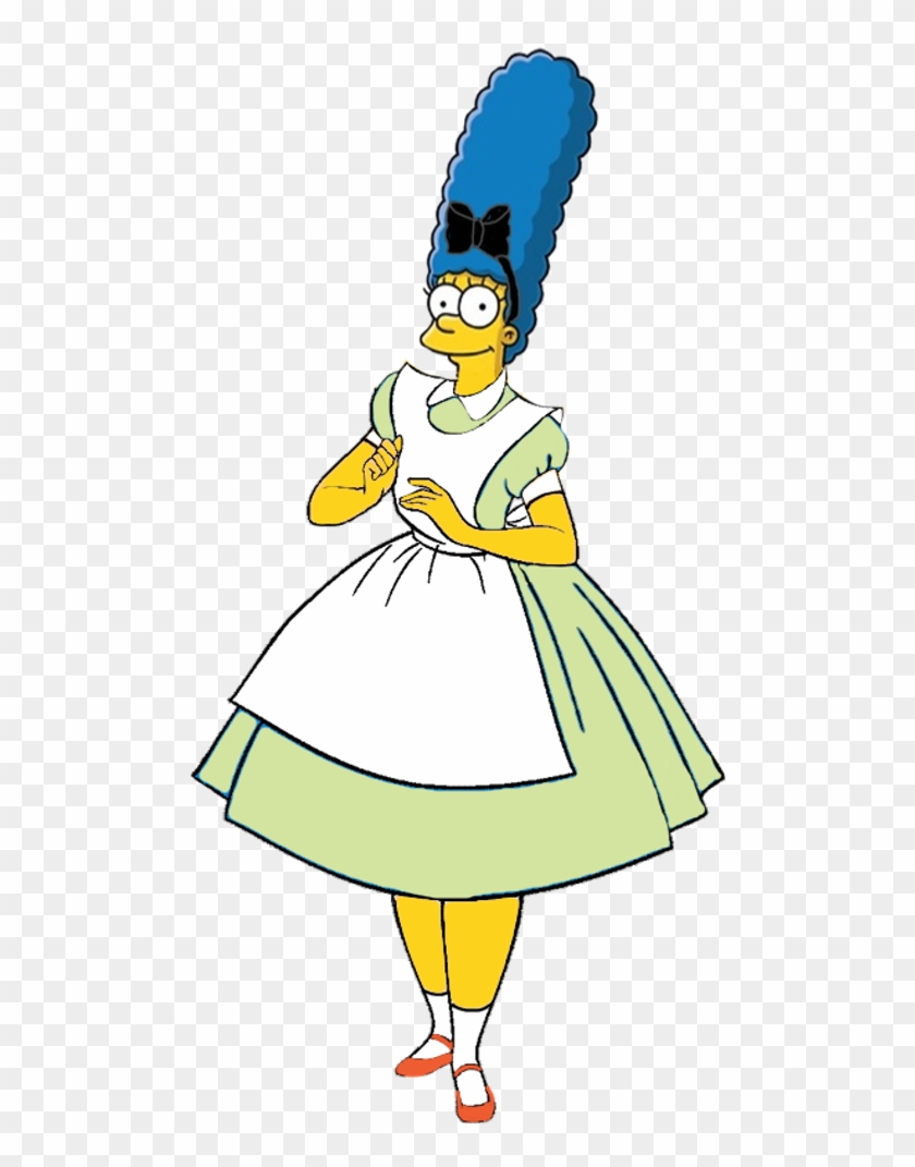 Marge Simpson As Alice By Darthranner83 - Marge Simpson As Princess Peach By Darthraner83 #743779