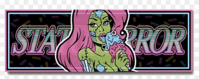 Ice Cream Girl Slap Sticker - Sticker #743919