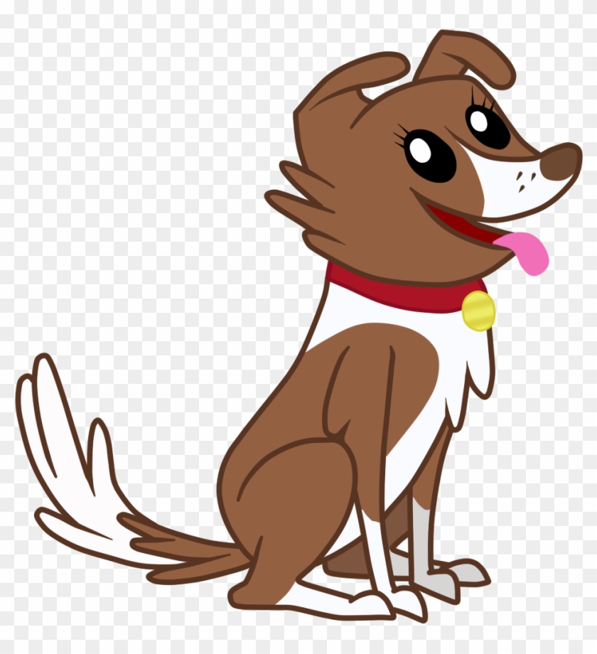 Artist Needed, Collar, Dog, Safe, Simple Background, - Cartoon Dog No Background #744004