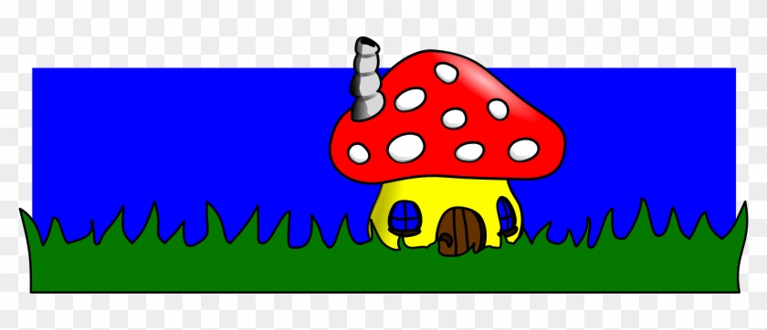 Free Mushroomhome - Smurfs House Vector Ai #744017