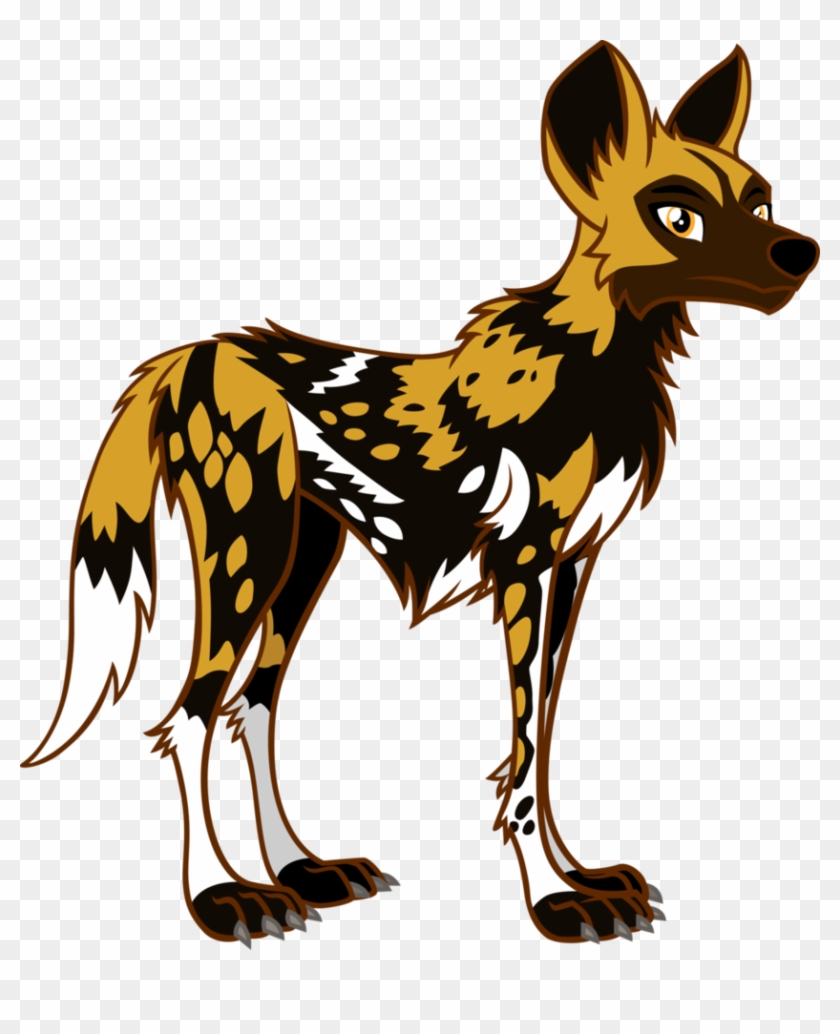 African Wild Dog Vector By Smcho1014 - African Wild Dog - Free Transparent  PNG Clipart Images Download