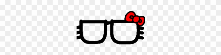 Hello Kitty Glasses Draw By Thekarinaz - Hello Kitty Glasses Png #744093