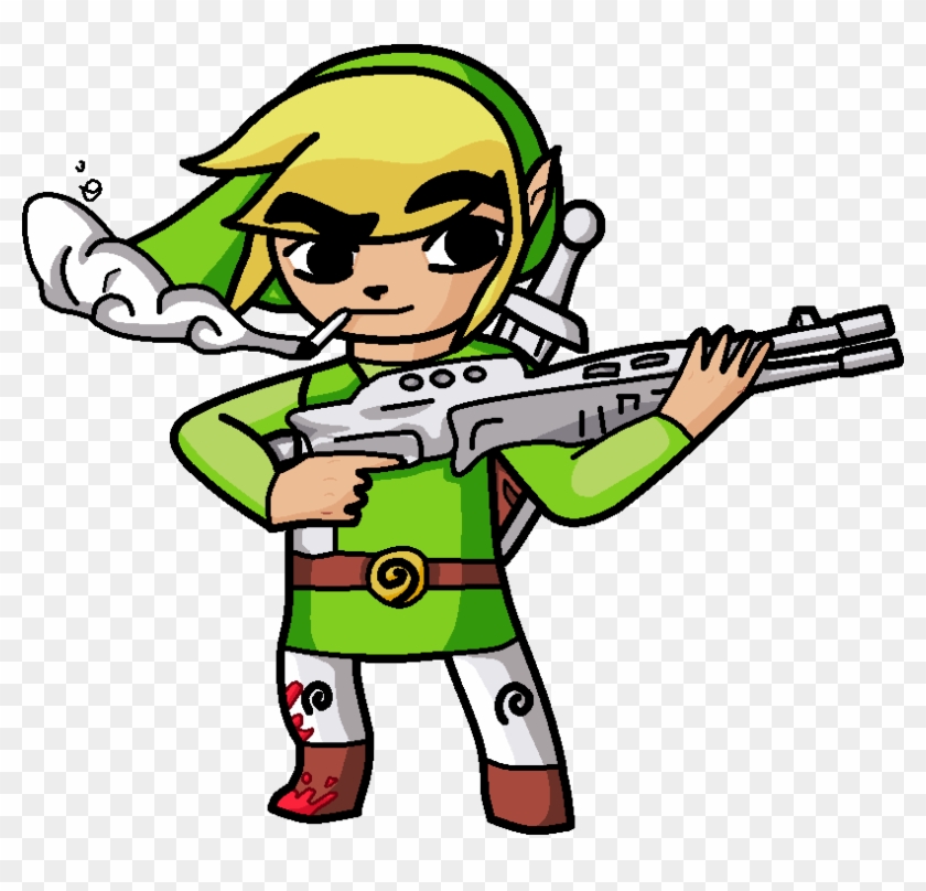 Link With Gun Parody By Fou-mage - Zelda Link With A Gun #744259