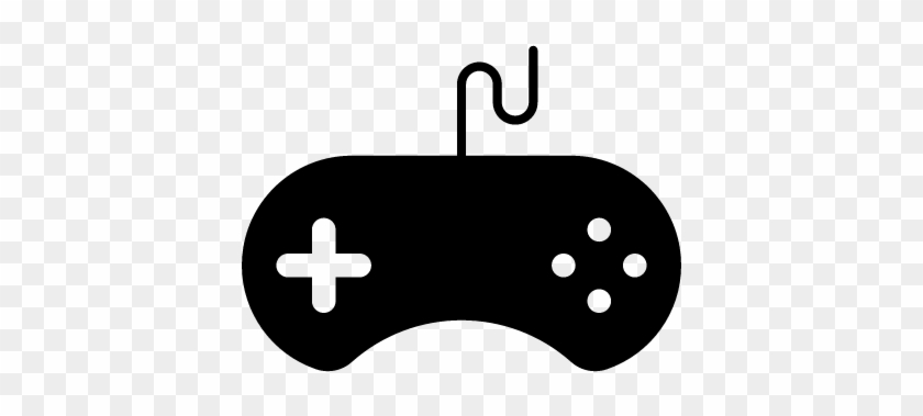 Gamepad With Wire Vector - Gamepad Vector Png #744313
