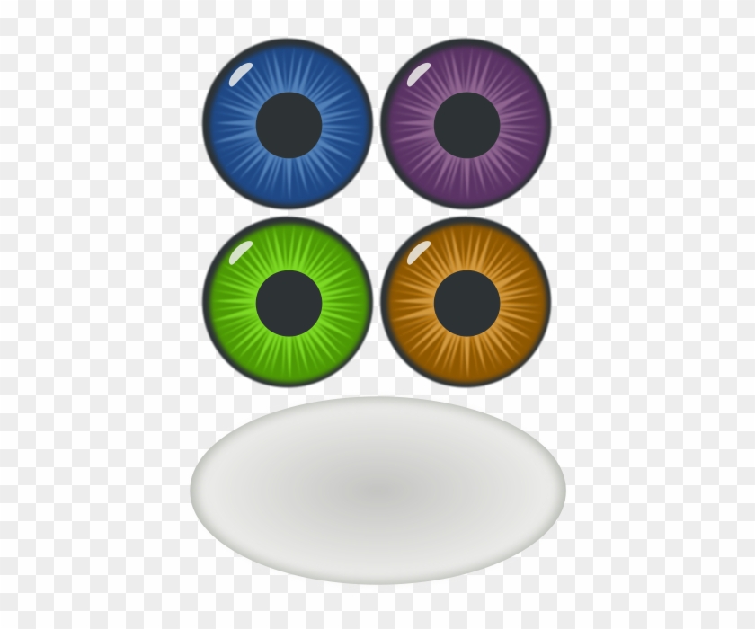 Eye Components Clipart, Vector Clip Art Online, Royalty - Circle #744332