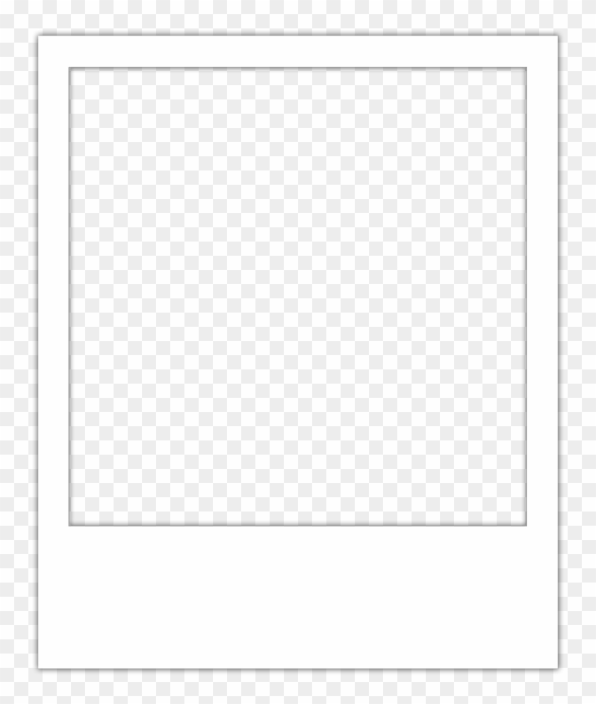 Polaroid Frame Template Overlay Transparent - Transparent Polaroid Frame Png #744380