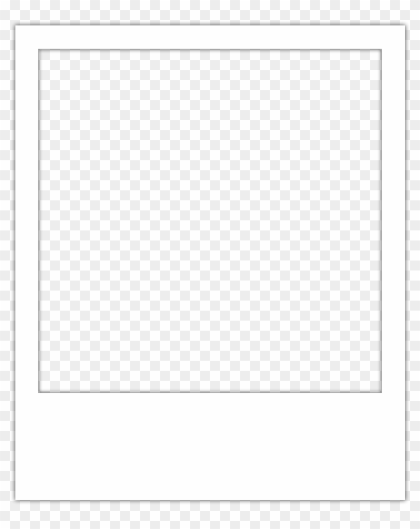 Polaroid Frame Template Overlay Transparent - Transparent Polaroid Frame Png #744395