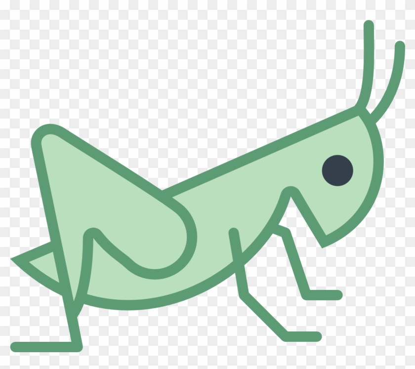 Grasshopper Clipart Head - Grasshopper Icon #744396
