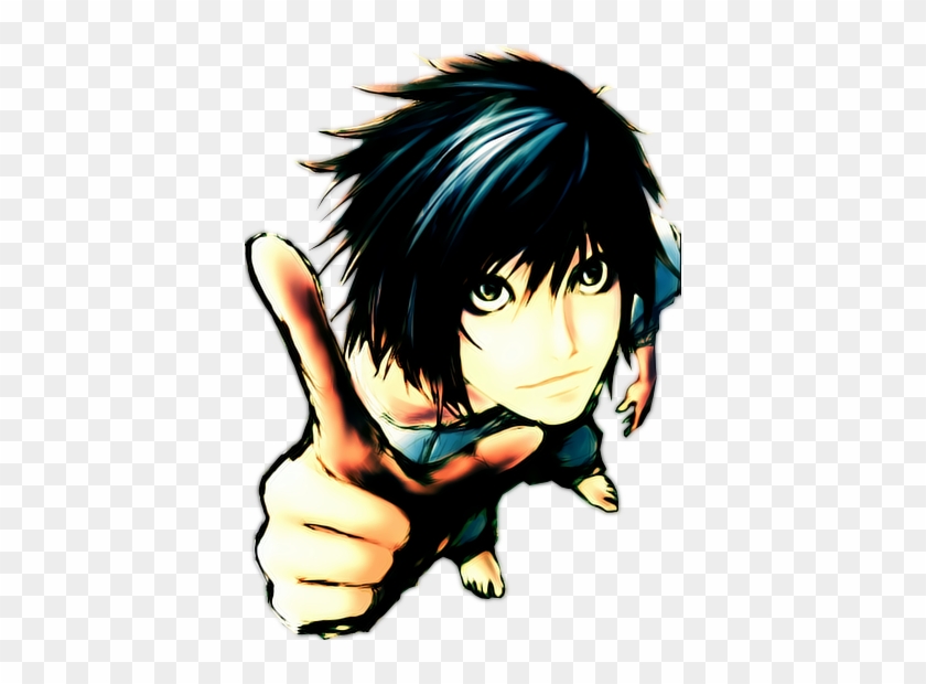 Render L Death Note By Animecchi97 - Death Note #744462
