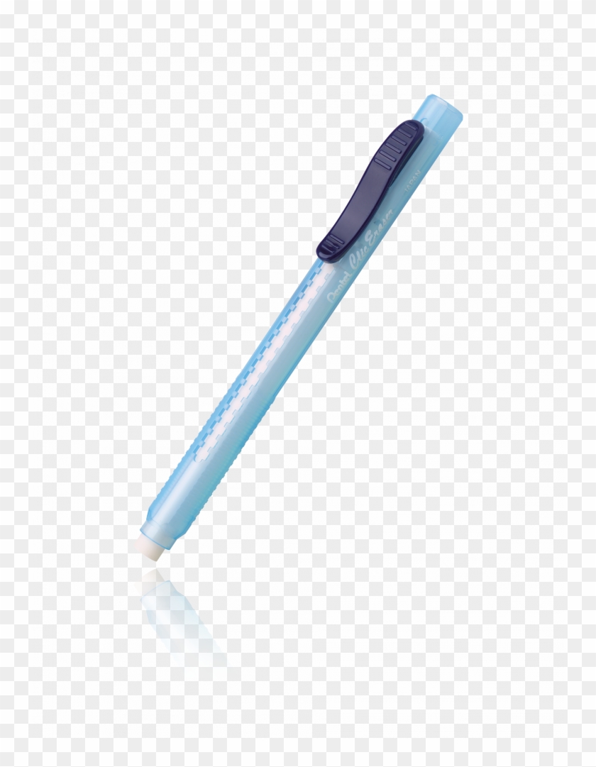 Caneta Borracha Pentel Clic Eraser Azul Claro Ze22-s - Makeup Brushes #744511