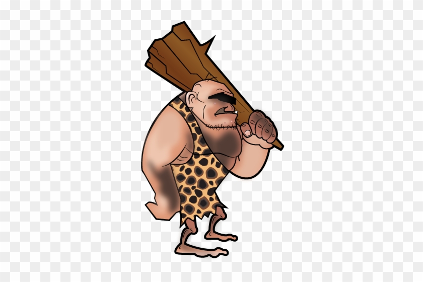 Cartoon Caveman Clip Art - Neanderthal Cartoon Png #744520