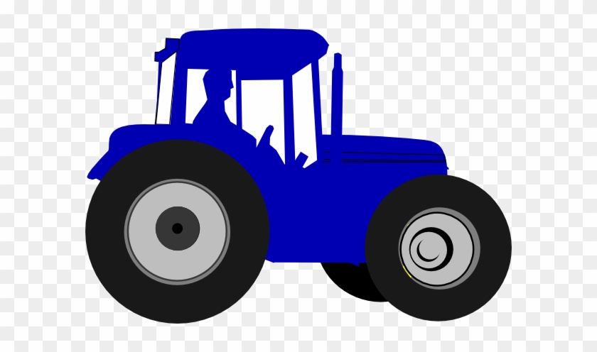 Clip Art Red Tractor #744570