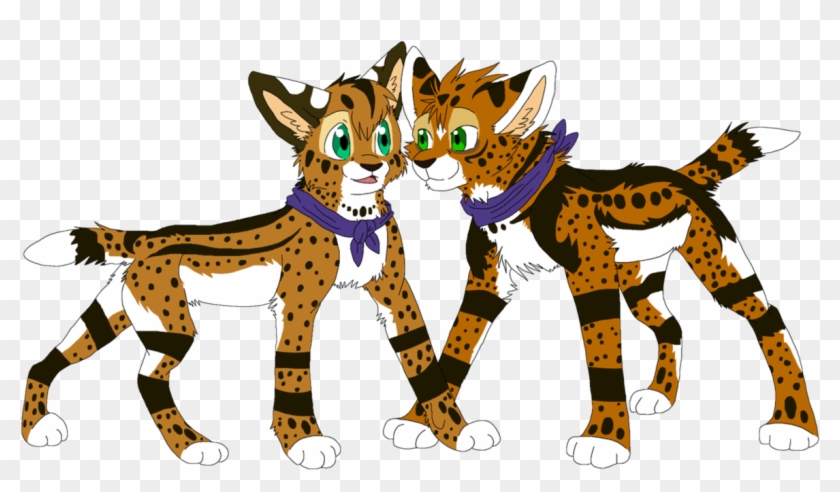 Serval Sisters By Firewolf-anime - Anime Wolf Sisters Firewolf #744691