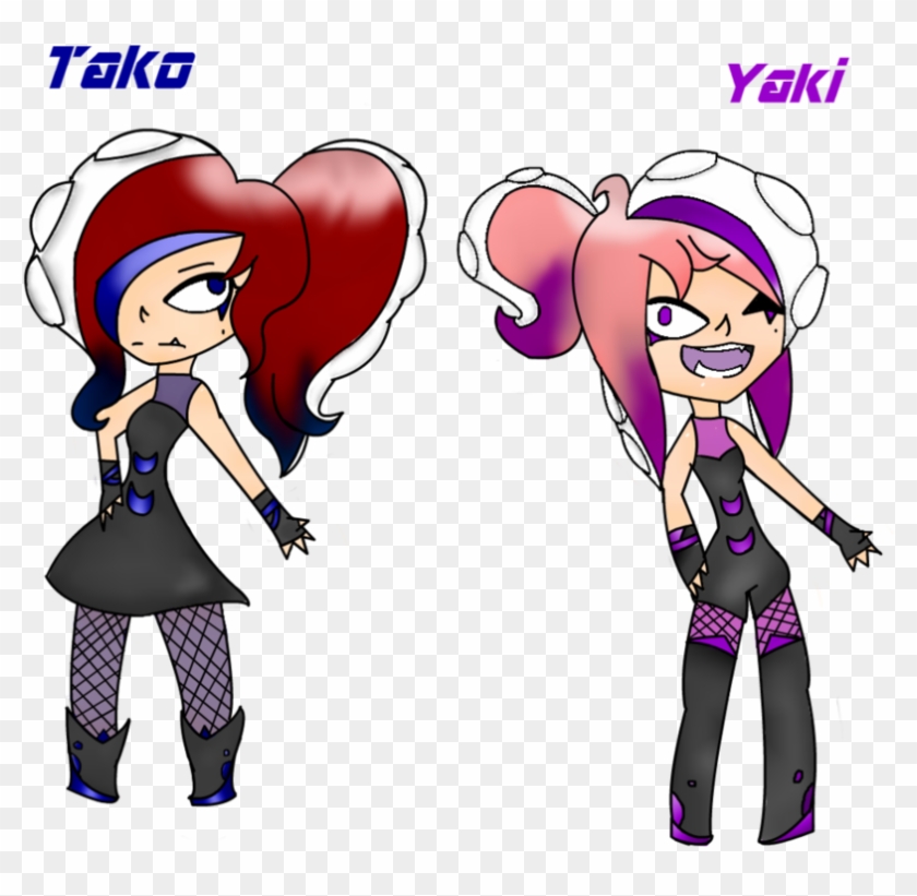 Octo Sisters [splatoon Oc] By Xxglitterkittenxx - Tako And Yaki Splatoon #744717