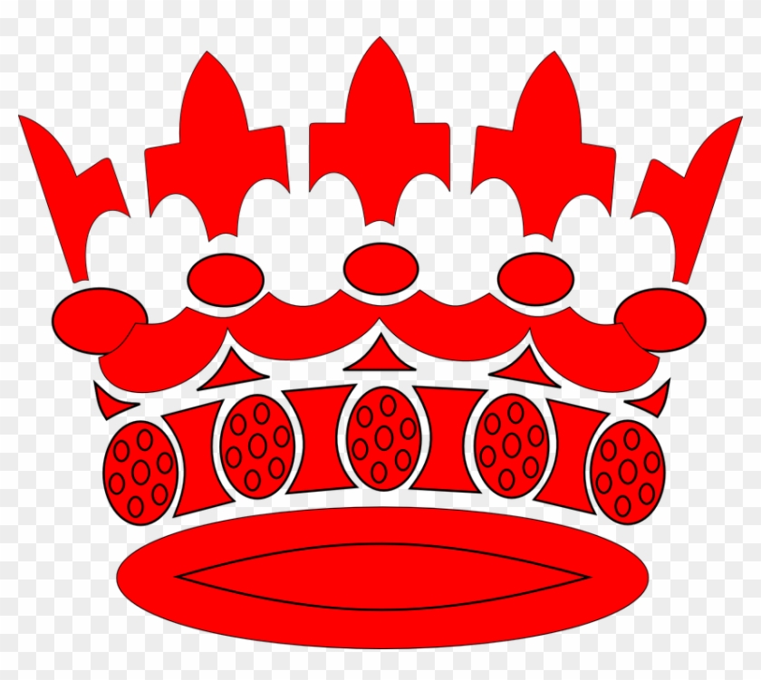 Crown Royal Clipart Mahkota - Mahkota Merah Png #744876