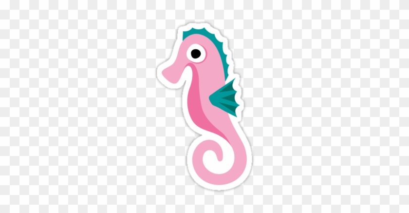 Cute Seahorse Png Clipart - Pink Seahorse Clipart #744906