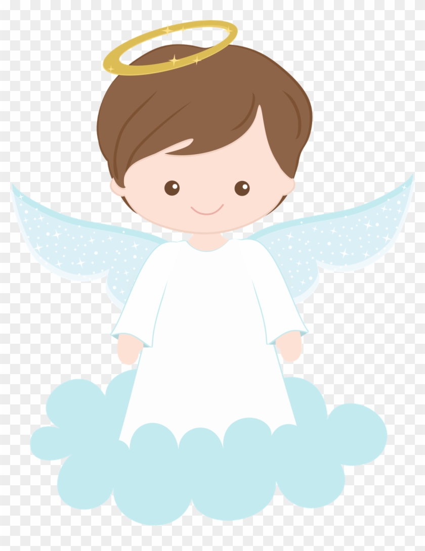 Baptism Angel First Communion Child Clip Art - Anjinho Para Batizado Png #744928