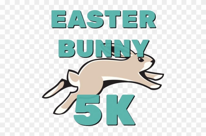 Easter Bunny 5k - Rabbit Running Clipart #745062